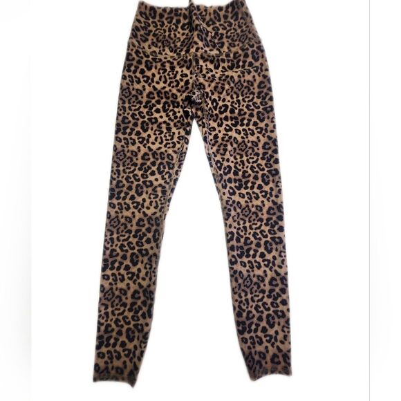 Joy Lab Leopard Print Leggings, Small - Picture 2 of 5
